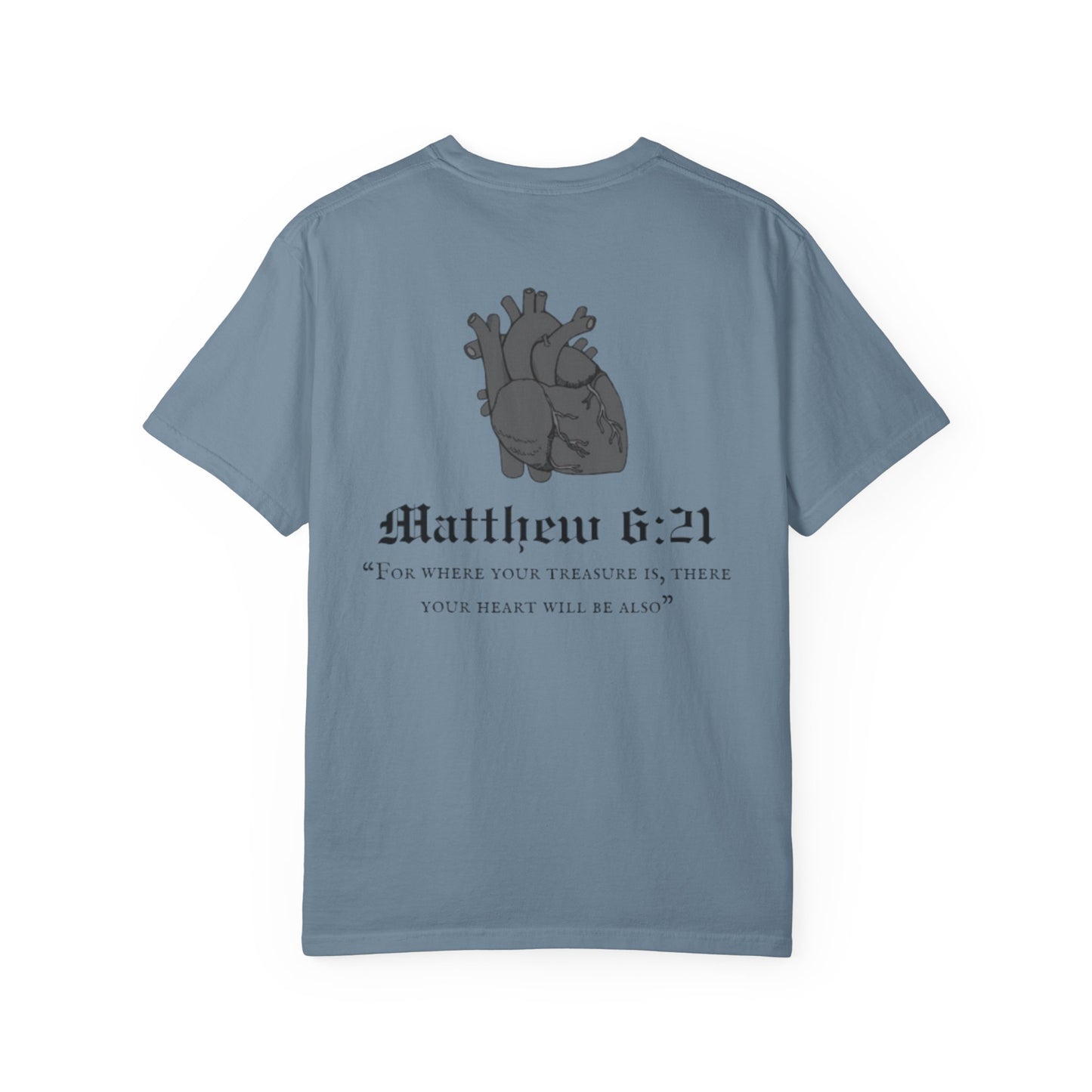 Treasure Heart Lifting Shirt - Matthew 6:21 - CLA