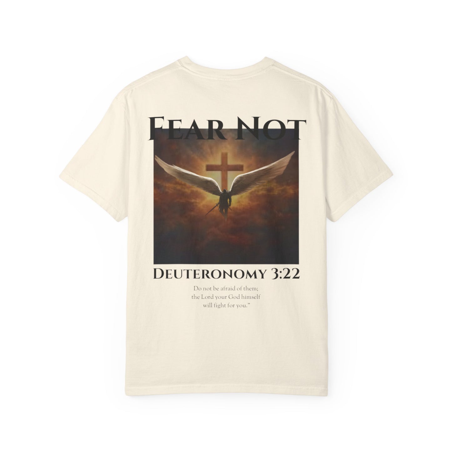 Fear Not Winged Knight Lifting Shirt - Deuteronomy 3:22