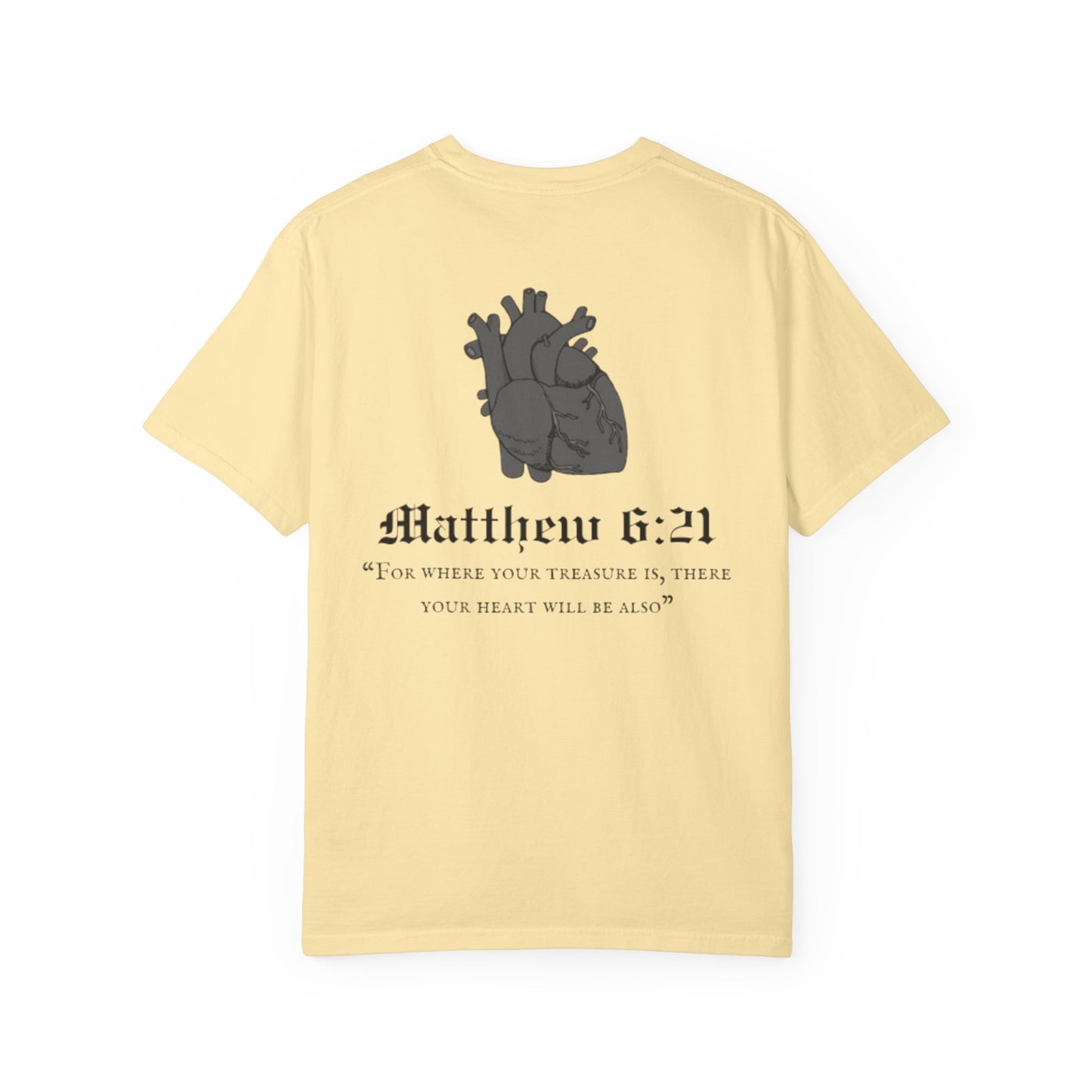Treasure Heart Lifting Shirt - Matthew 6:21 - CLA