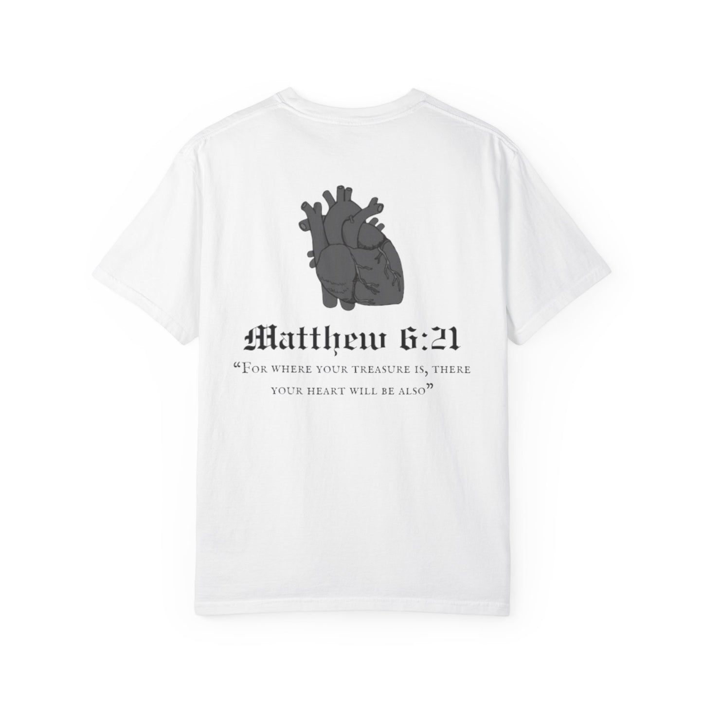 Treasure Heart Lifting Shirt - Matthew 6:21 - CLA