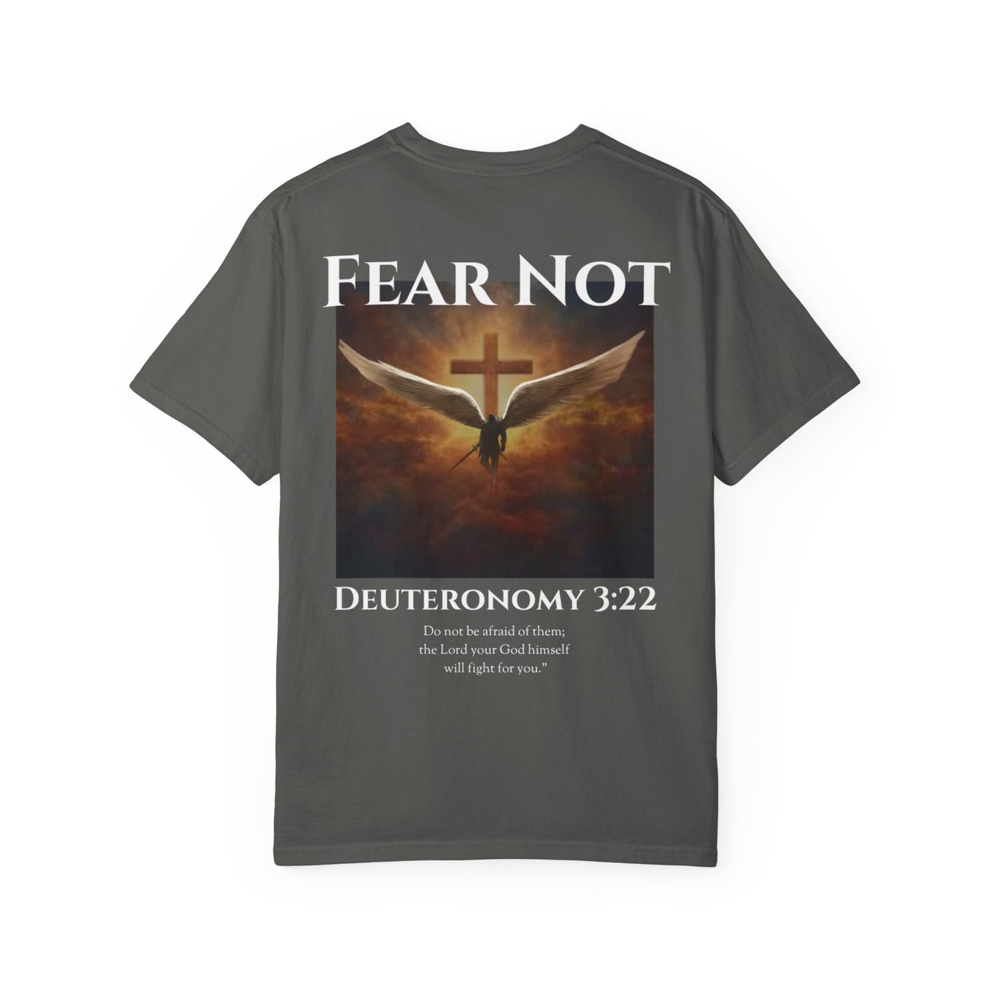 Fear Not Winged Knight Lifting Shirt - Deuteronomy 3:22