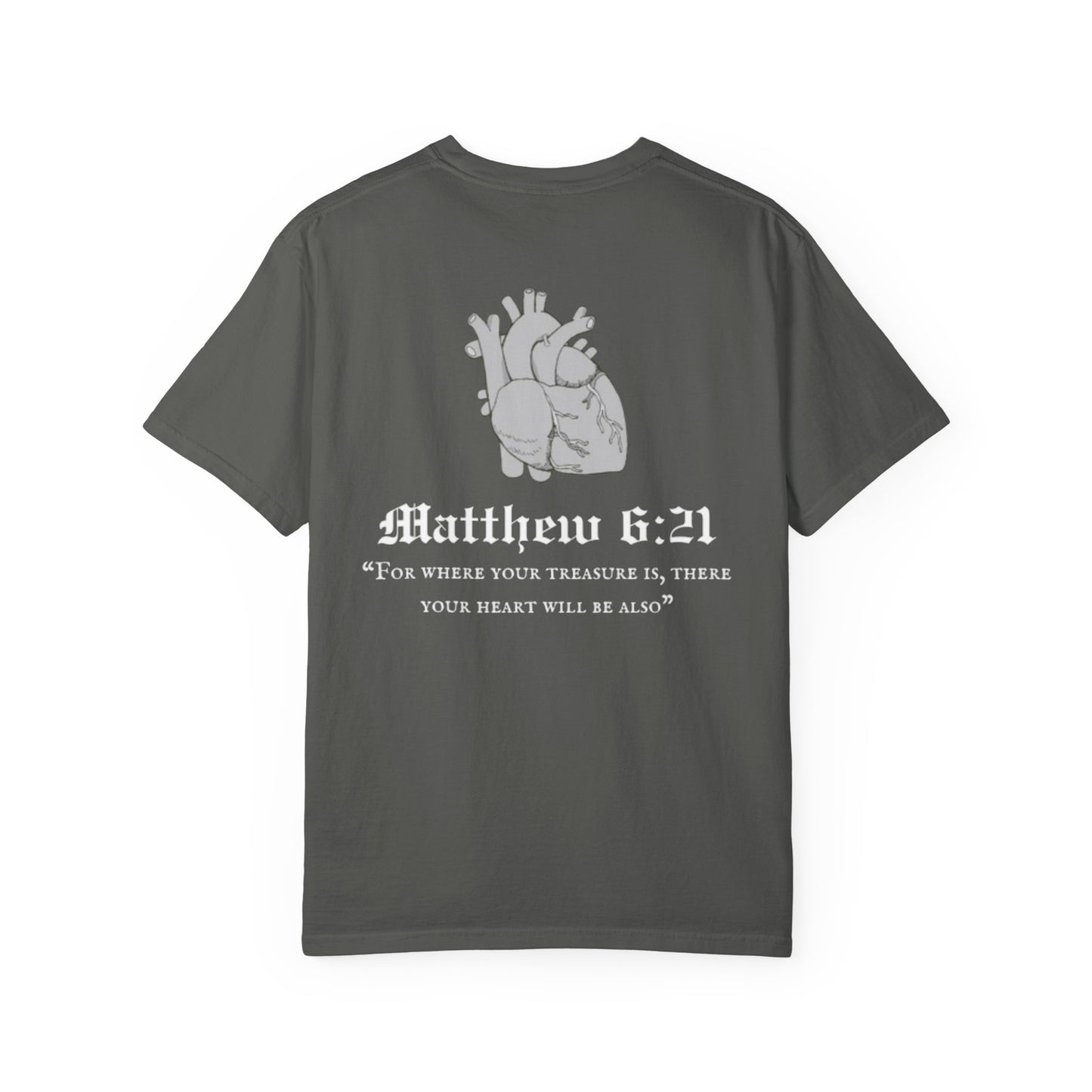 Treasure Heart Lifting Shirt - Matthew 6:21 - CLA