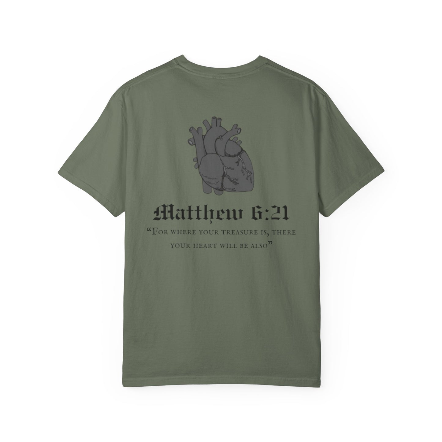 Treasure Heart Lifting Shirt - Matthew 6:21 - CLA