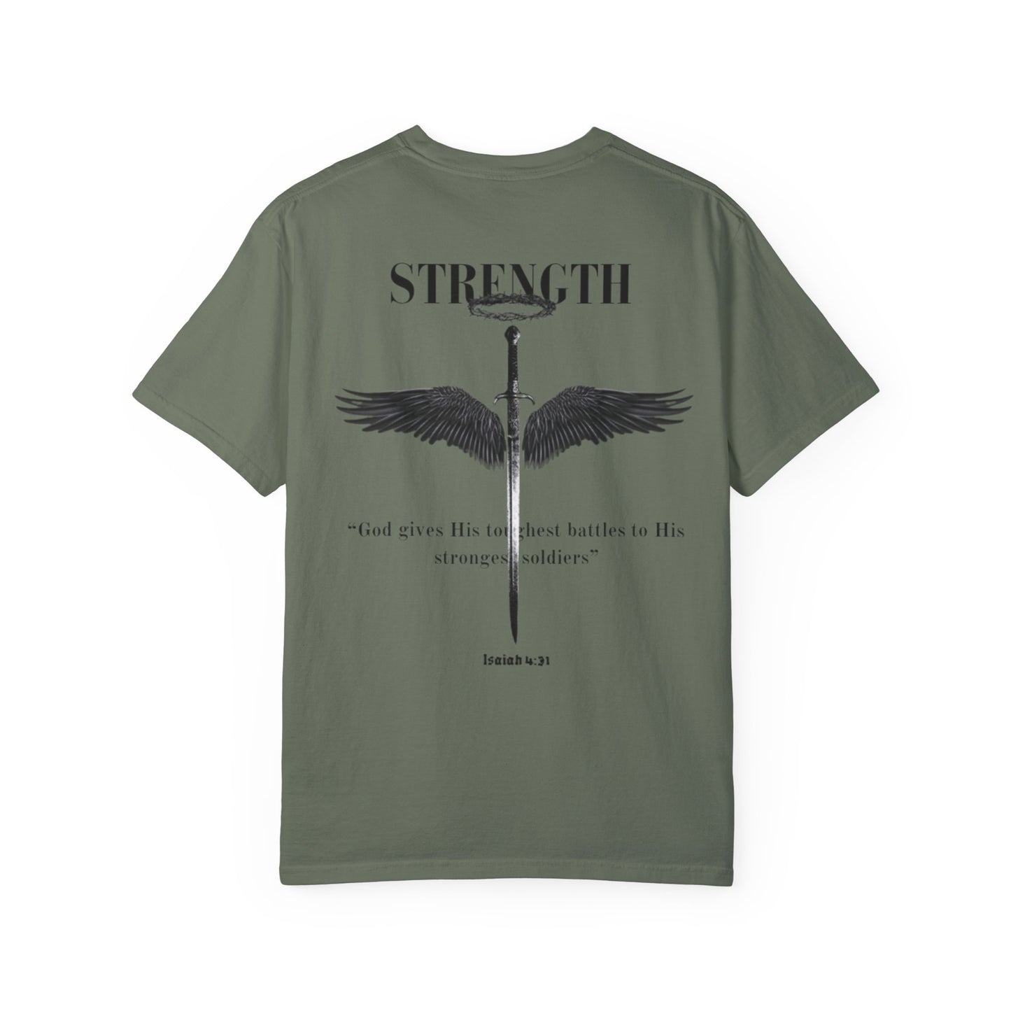 Strength Lifting Shirt - Isaiah 4:31 - CLA