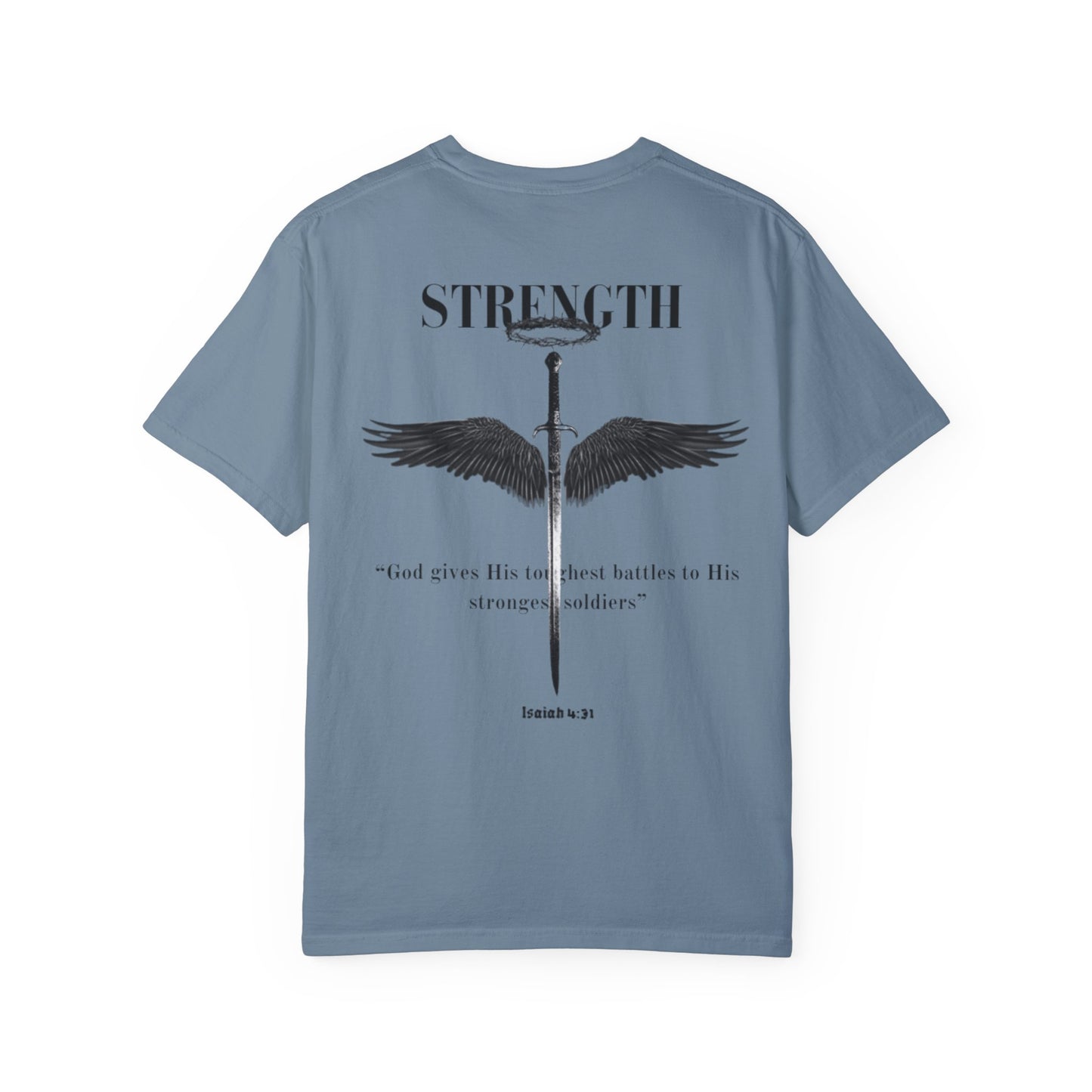 Strength Lifting Shirt - Isaiah 4:31 - CLA