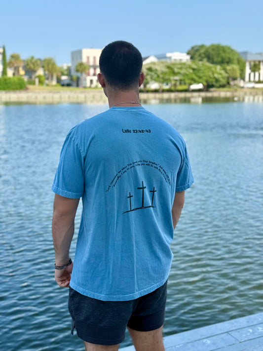 Hill of Crosses Lifting Shirt - Luke 23:42-43 - CLA